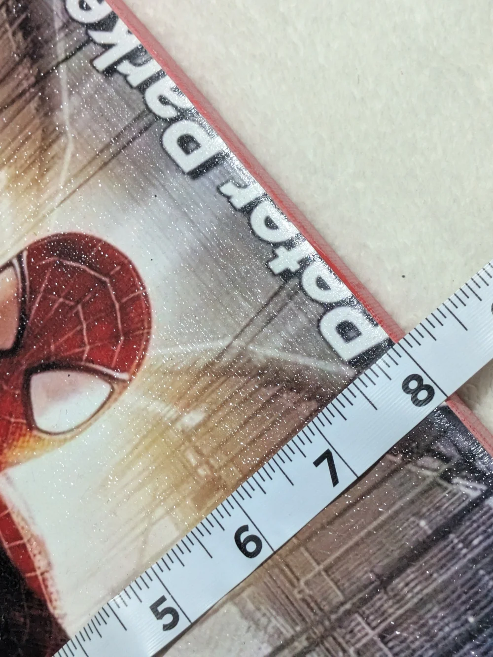 Handmade Spider-Man Peter Parker Quote 8